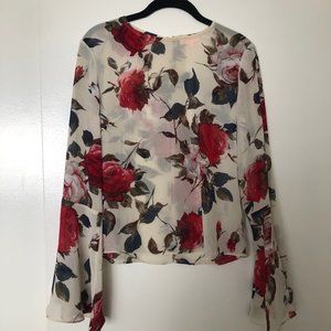 Re:named Floral Blouse